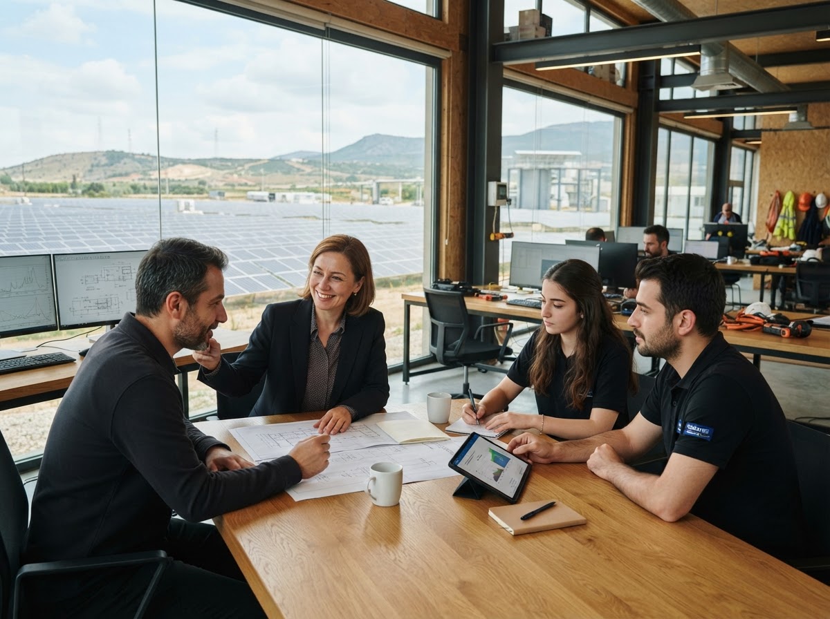 Sabancı Holding ekibi veri analiz sürecini incelerken